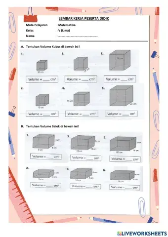 LKPD Volume Kubus dan Balok