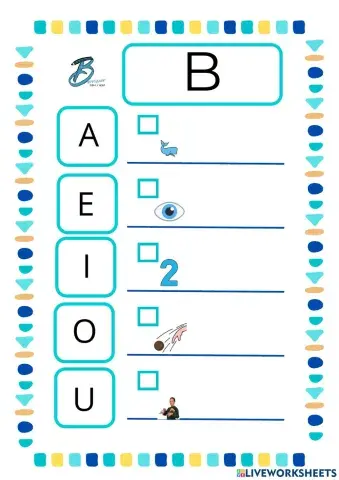 B silabako hitzak entzun eta idatzi