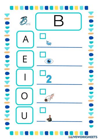 B silabako hitzak entzun eta idatzi