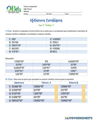 Notación Científica