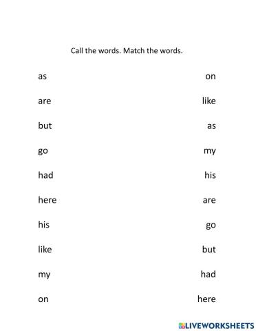 Sight Words