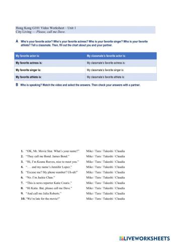 City Living - Unit 1 Call Me Dave