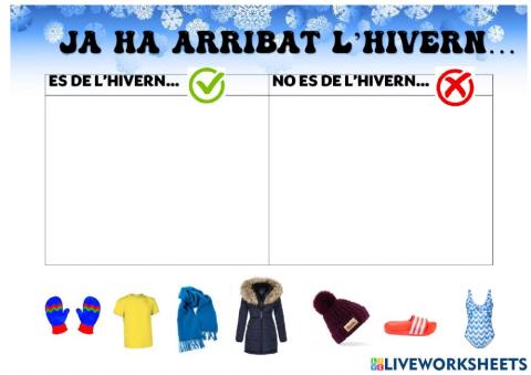 Ja ha arribat l'hivern