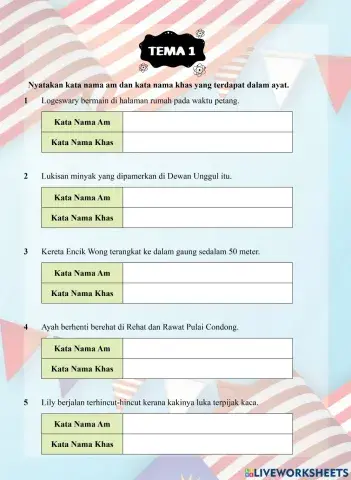 Tutor Sukses 2023-24 Bahasa Melayu Tahun 4 - Tema 1