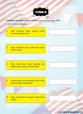 Tutor Sukses 2023-24 Bahasa Melayu Tahun 6 - Tema 8