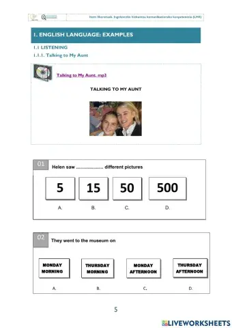 Atzerriko hizkuntza Ingelesa