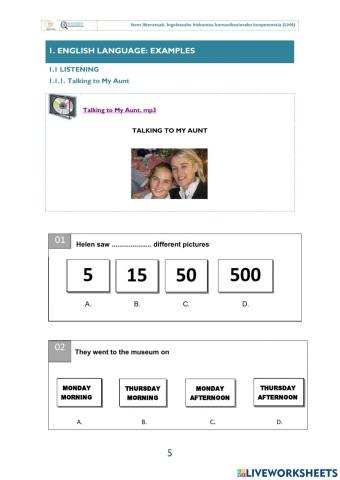 Atzerriko hizkuntza Ingelesa