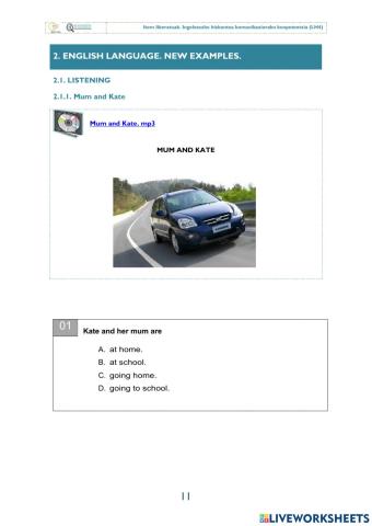 Mum and Kate Listening