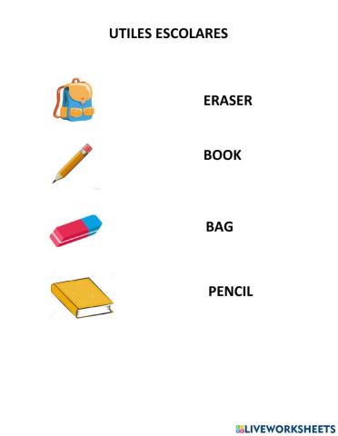 Utiles escolares