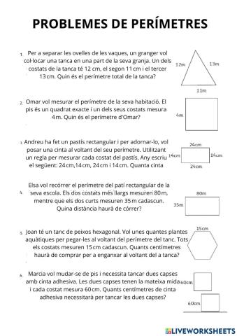 Perímetres i Àreas