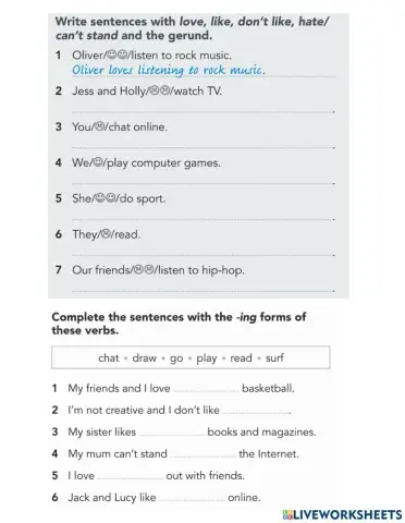 GW A1+ u5 Grammar like doing