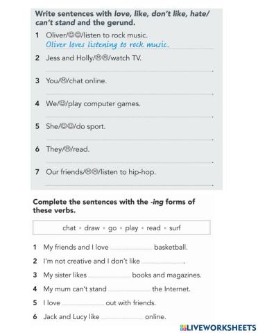 GW A1+ u5 Grammar like doing