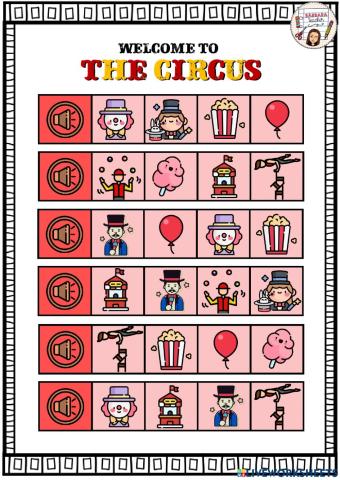 Circus vocabulary 2