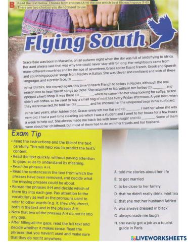 ZNO L u1B,2B Reading