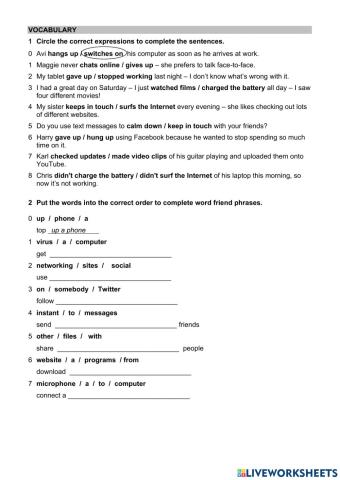 WW 2 Unit 4 test language