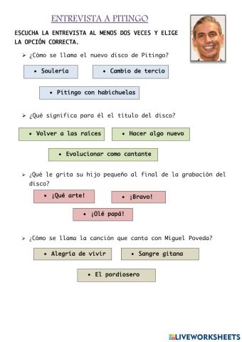 Entrevista a Pitingo