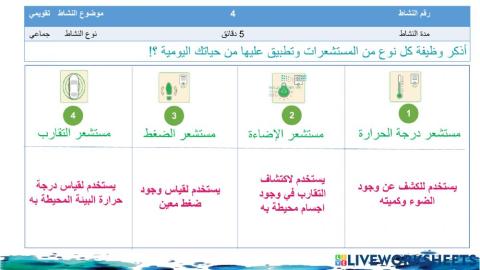 المستشعرات