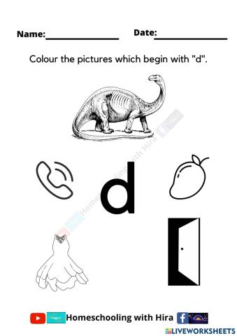 Letter d