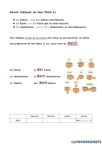 Les prépositions mixtes