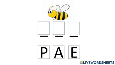 Comporre semplici parole