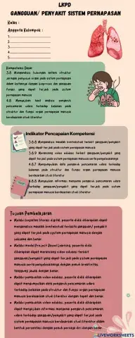 Lkpd gangguan sistem pernapasan