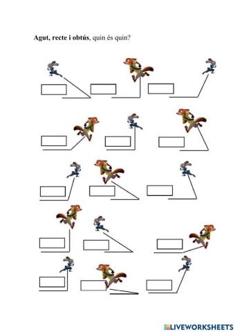 Agut, recte i obtús