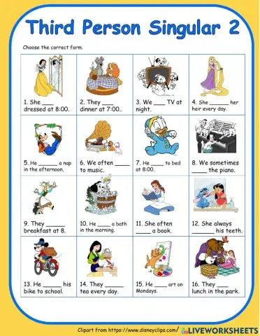 Third Person Singular 2