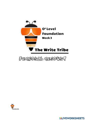 2023 Week 2 Upper Sec Essay Writing