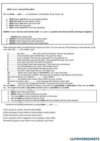 Both - Either-Neither