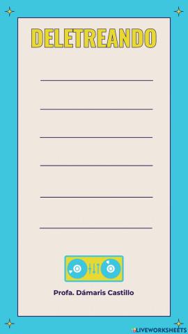 Deletreando