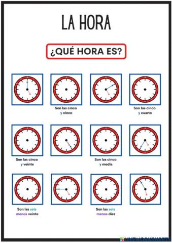 Las horas