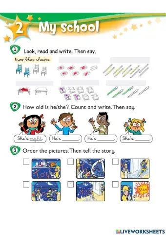 Kid's Box 1 Unit 2 Review