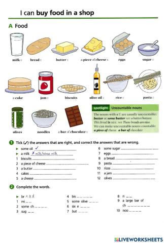 Basic Vocabulary-26 Buying food