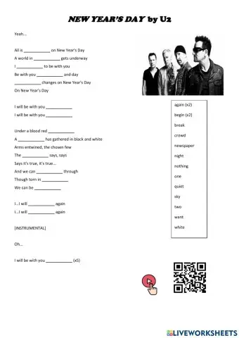 Song: -New Year's Day- by U2