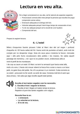 Lectura en veu alta