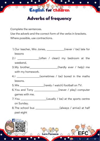 Adverbs of frequency efc lore fonseca