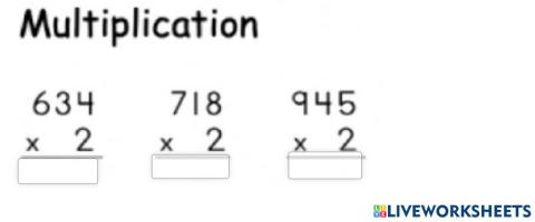 Multiplication algorithm