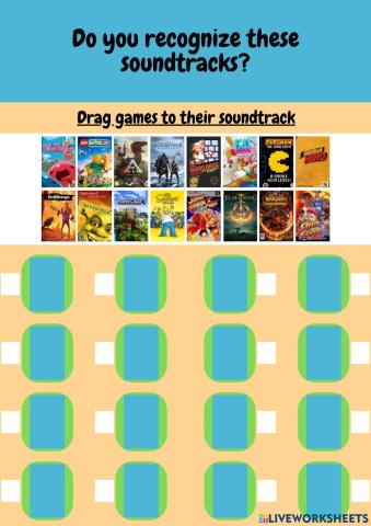 Do you recognize these soundtracks?