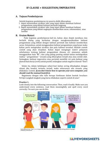 If Clause Suggestion Imperative