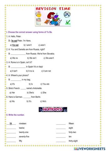 AET A1 Revision Time