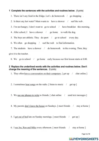 Present Simple Practice