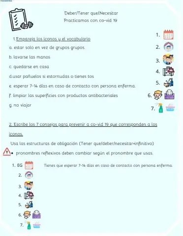 Deber tener que necesitar co-vid19