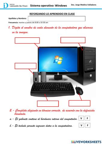 Reforzando lo aprendido