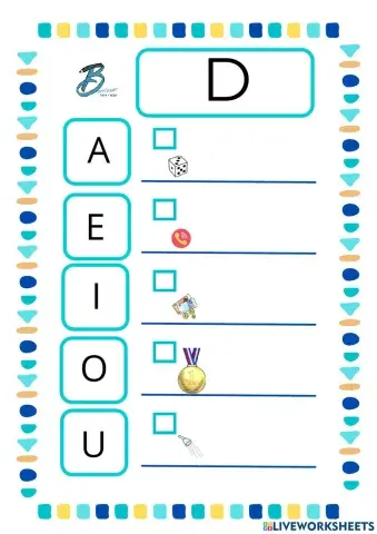 Hitzak entzun eta idatzi D silaba