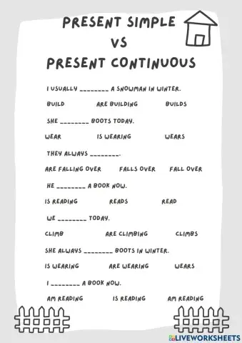 Present continuous vs Present simple