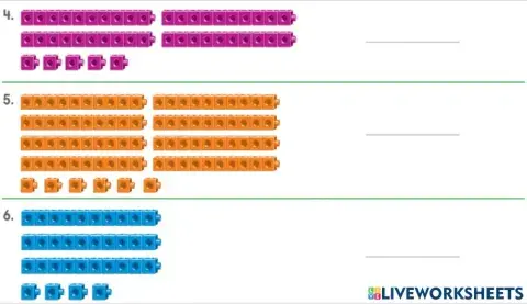 واجب العد بالعشرات والاحاد ج1