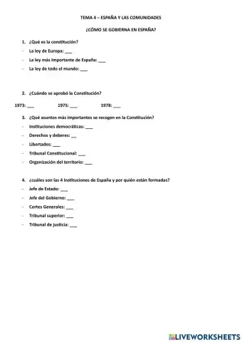 ¿Cómo se gobierna España?