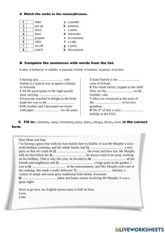 Festivals and Celebrations