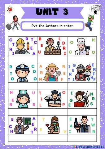 4th grade. Unit 3. Sheet 2. Richmond