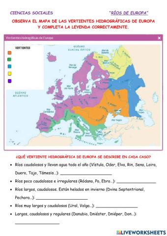 Ríos de europa